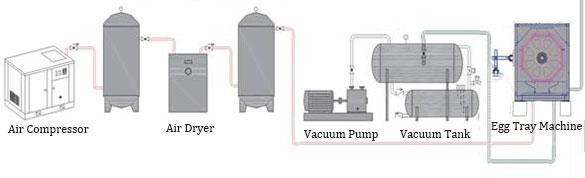 egg tray molding process