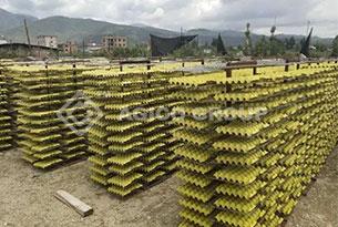 egg tray natural drying